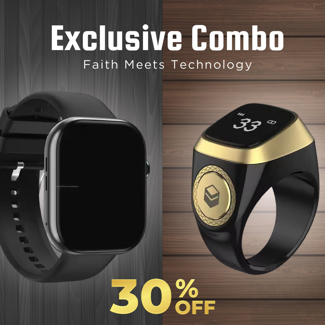 Exclusive Smart Ring & Smartwatch Combo – Get 30% OFF!